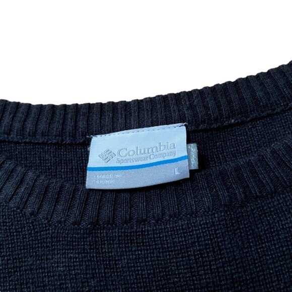 Columbia Black Long Sleeve Sweater Size large - Picture 4 of 8